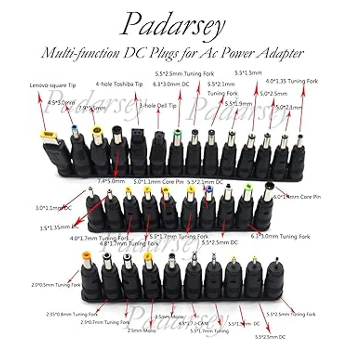 Padarsey Adaptador de corriente alterna universal de 96 W_3
