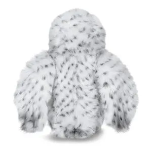 Bearington Drift Peluche de búho nevado blanco 8 pulgadas_3