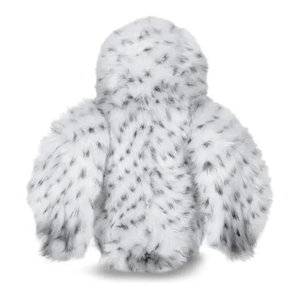 Bearington Drift Peluche de búho nevado blanco 8 pulgadas_3