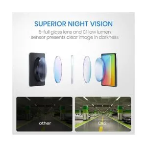 AUTOVOX Cámara de respaldo inalámbrica CS2 cámara de_5