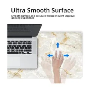 Galdas Alfombrilla de ratón grande con patrón de mármol_5
