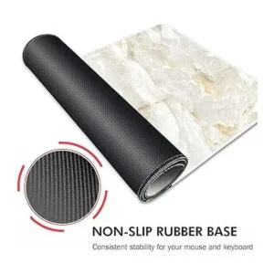 Galdas Alfombrilla de ratón grande con patrón de mármol_3