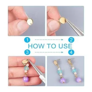 ARRICRAFT 100 piezas de acero inoxidable pendientes_5