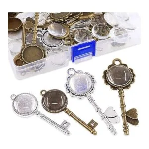 Swppet Juego de 48 piezas de 2 llaves con colgantes 12_4