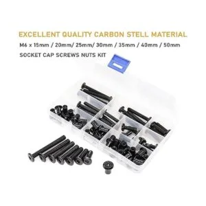 BinifiMux Kit de pernos de tapa hexagonal M6 negro con 35_2