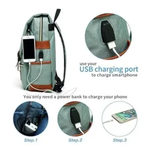 MANCIO Mochila de portátil para mujer hombre para_5