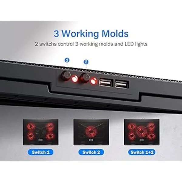 Kootek Almohadilla de refrigeración para laptop de 12 a 17_4