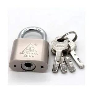 Candado con llave de cuerpo de acero cromado para candado_2