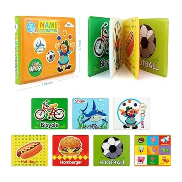 Juguetes de baño para bebés libros de baño no tóxicos_5