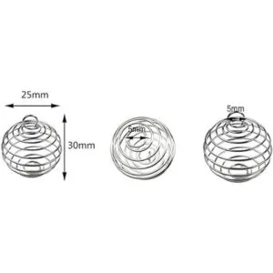 JIALEEY 100 colgantes en forma de espiral 0.984 x 1.181_2