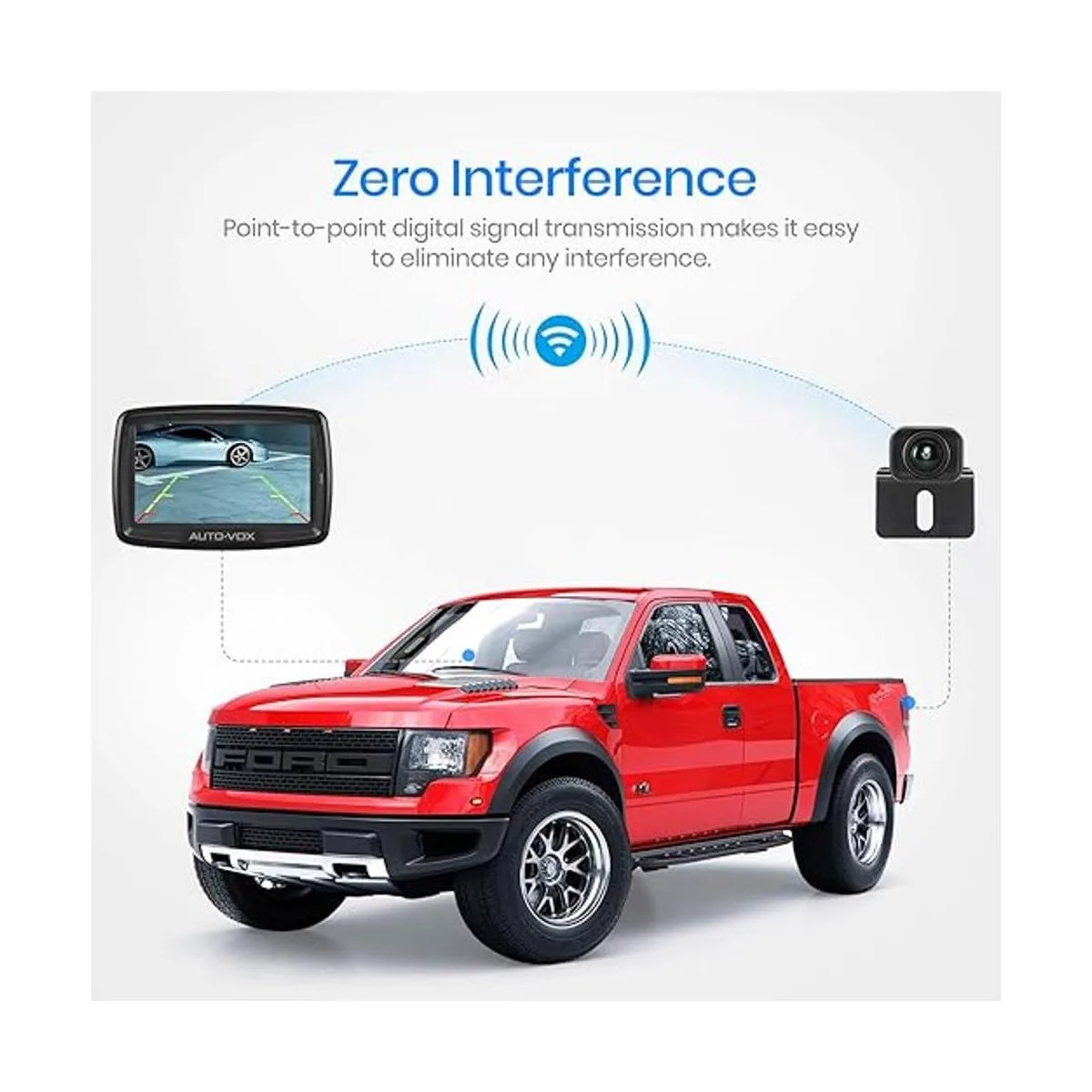 AUTOVOX Cámara de respaldo inalámbrica CS2 cámara de_2