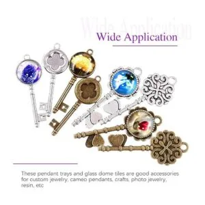 Swppet Juego de 48 piezas de 2 llaves con colgantes 12_5