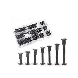 BinifiMux Kit de pernos de tapa hexagonal M6 negro con 35_1