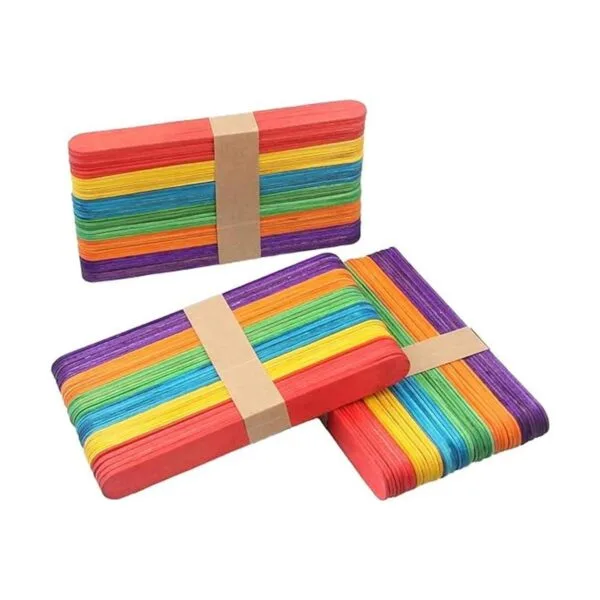 Paquete de 500 palillos de madera para palos de paleta de_4