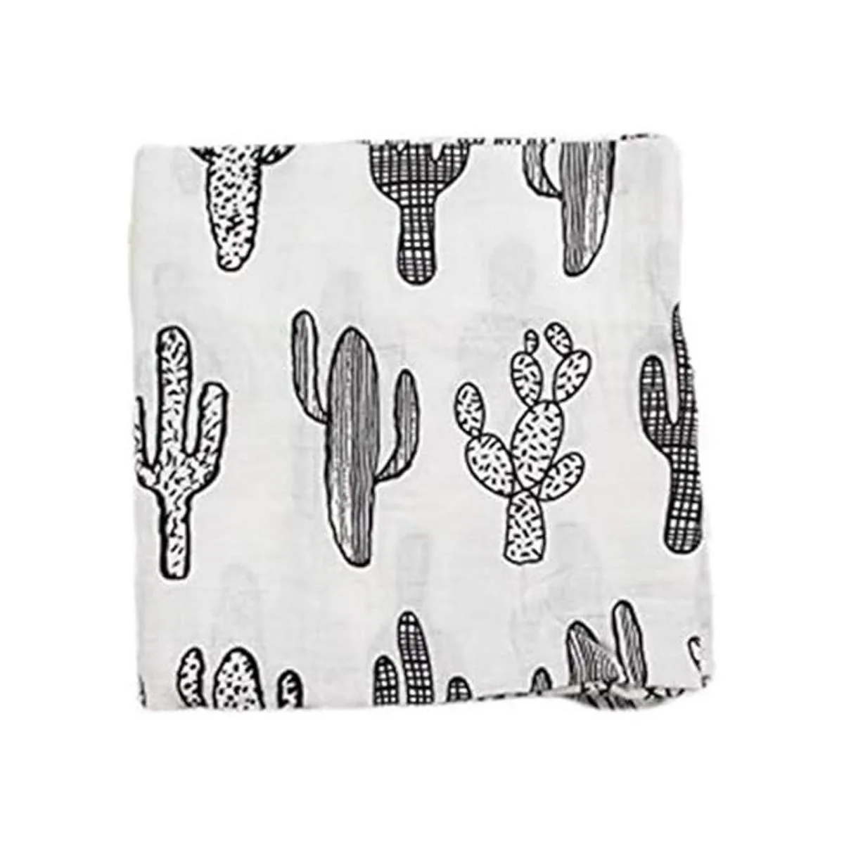 SANNIX Manta de muselina de cactus manta de algodón para_3