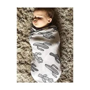 SANNIX Manta de muselina de cactus manta de algodón para_6