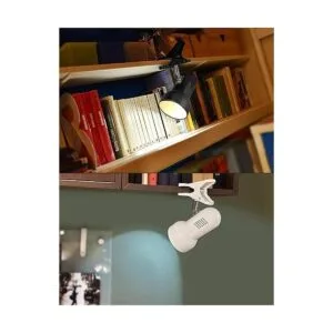 Lámpara de trabajo con abrazadera LED cabeza giratoria de_3