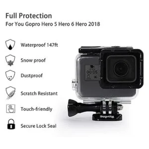 Suptig Carcasa impermeable para GoPro Hero 7 Black Gopro_2