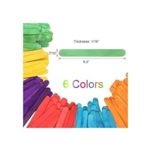 Paquete de 500 palillos de madera para palos de paleta de_2