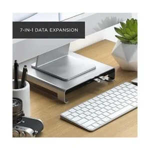 Satechi Hub de aluminio tipo C para monitor con datos_5