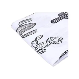 SANNIX Manta de muselina de cactus manta de algodón para_5