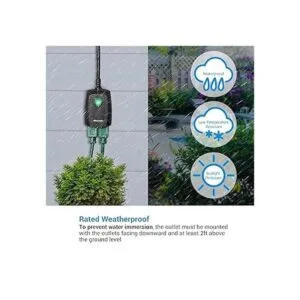 DEWENWILS Regleta de alimentación inalámbrica para_3