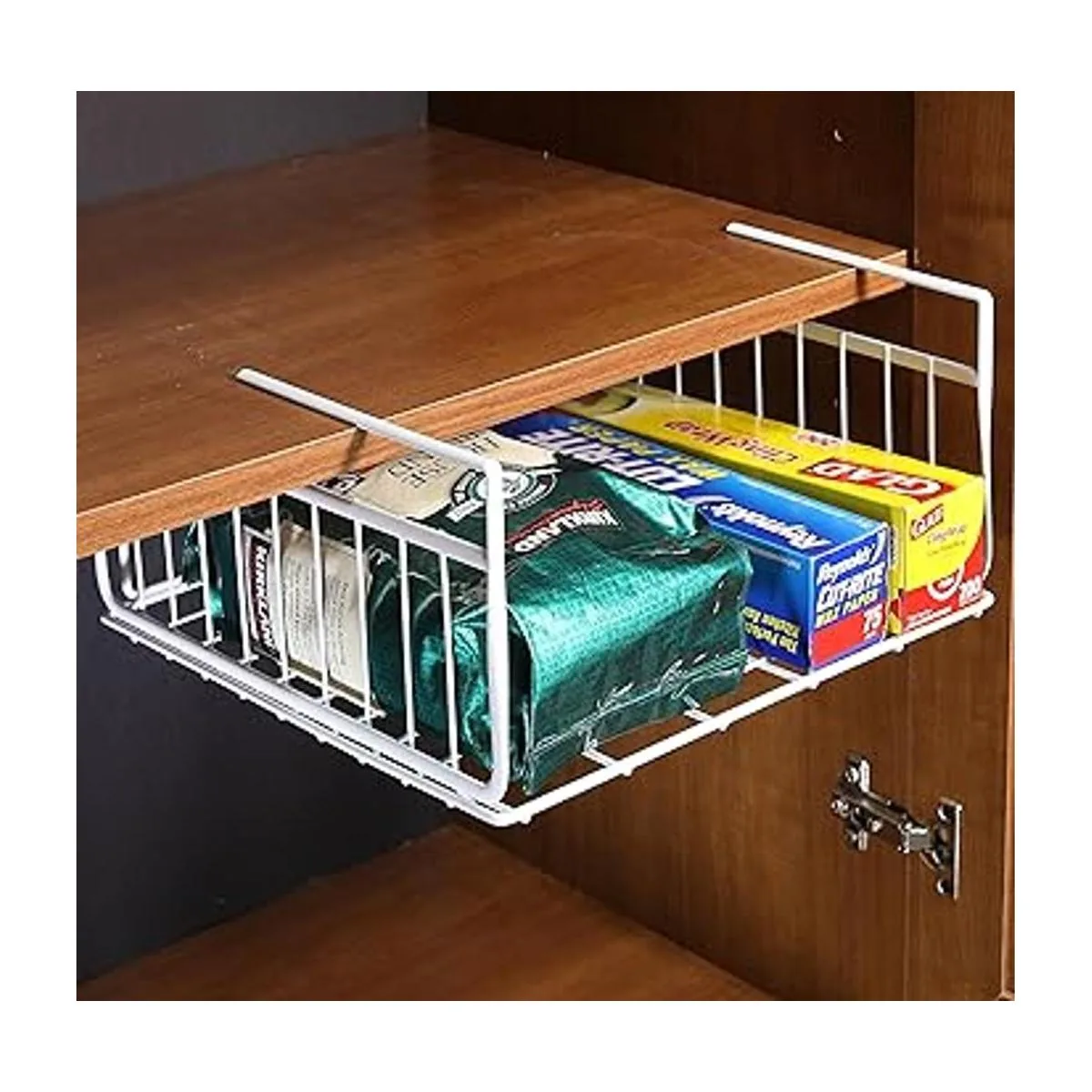 SimpleHouseware Paquete de 2 cestas debajo del estante_3