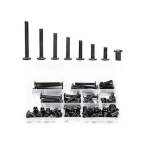 BinifiMux Kit de pernos de tapa hexagonal M6 negro con 35_6