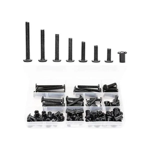 BinifiMux Kit de pernos de tapa hexagonal M6 negro con 35_6