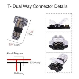 Kalolary Paquete de 24 conectores de cable 2 pines 2_4
