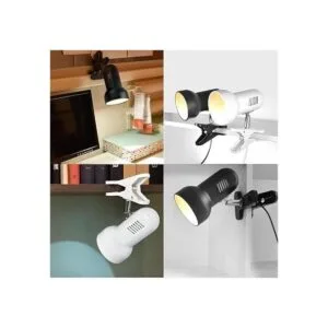 Lámpara de trabajo con abrazadera LED cabeza giratoria de_4