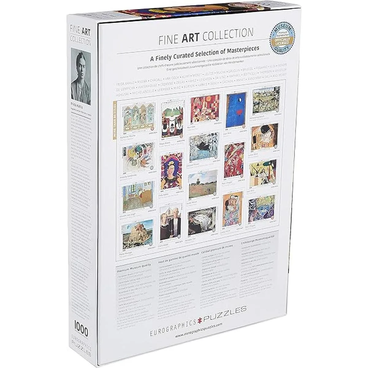 EuroGraphics 5425 Frida Portrait Puzzle 1000 piezas_3