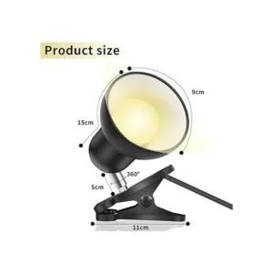 Lámpara de clip lámpara portátil de lectura de libros con_6