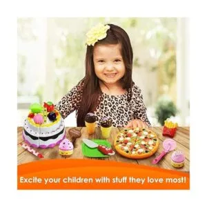 FUNERICA Juego de juguetes para niños con comida para_2