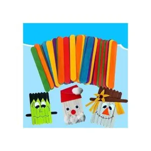 Paquete de 500 palillos de madera para palos de paleta de_6