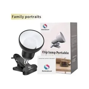 Lámpara de clip lámpara portátil de lectura de libros con_7