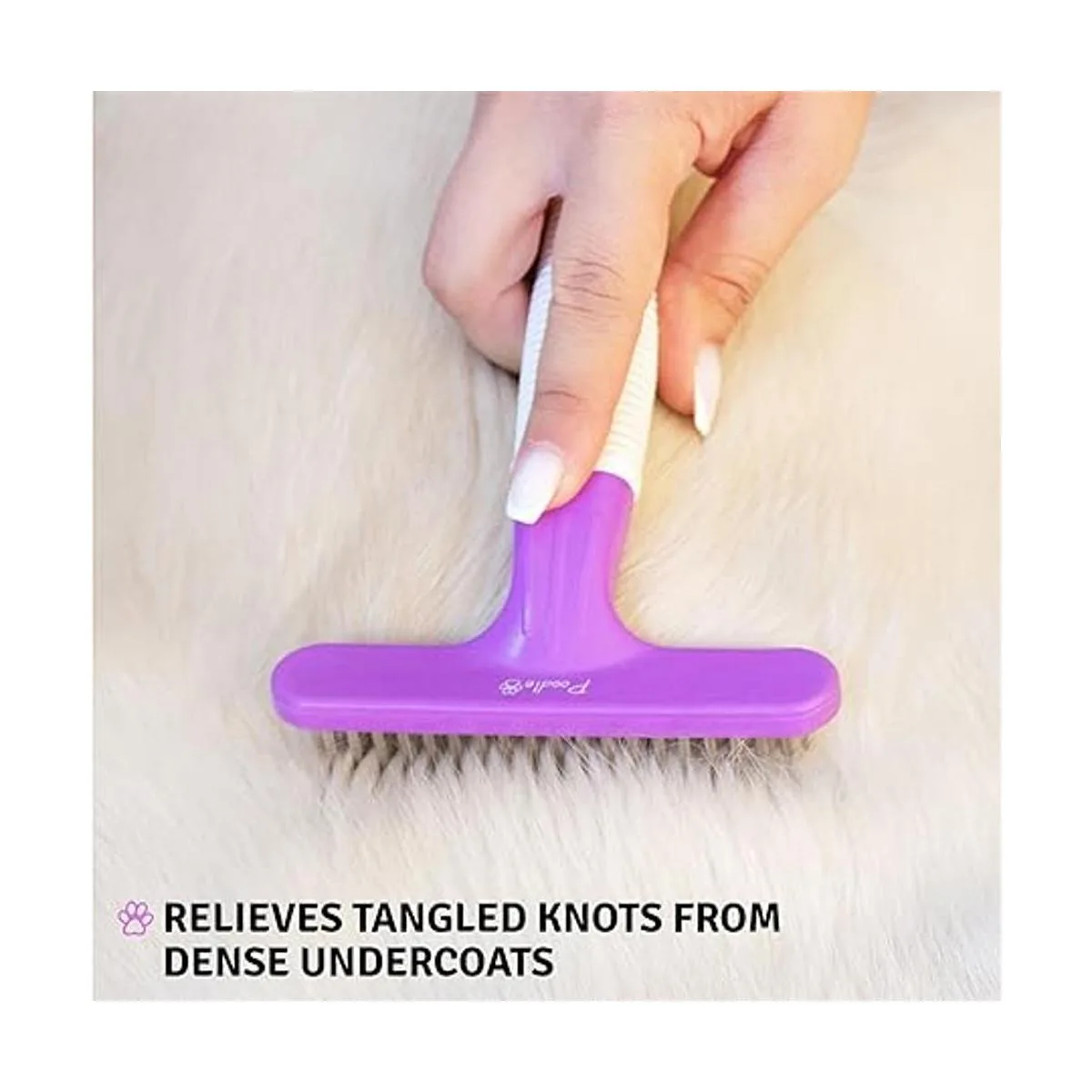 Poodle Pet Rastrillo de aseo para perros herramienta de_5