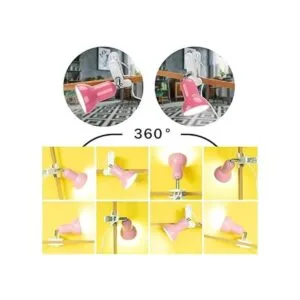 Luz Cilp encendida lámpara portátil de lectura de libros_5