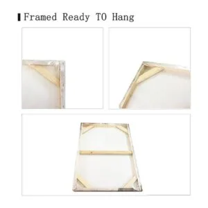 Bandera estadounidense retro águila calva arte de pared_7