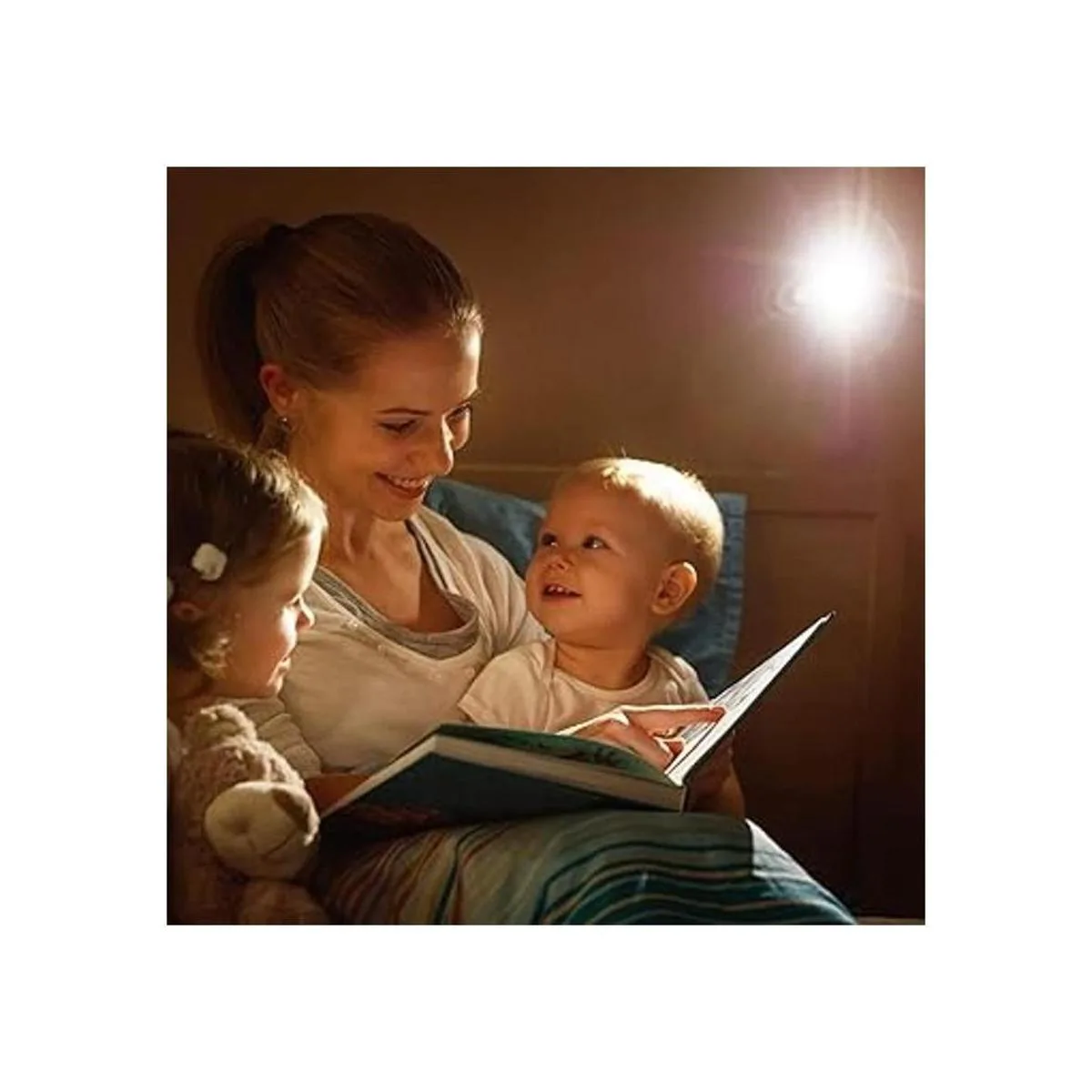 Lámpara de clip lámpara portátil de lectura de libros con_2