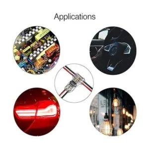 Kalolary Paquete de 24 conectores de cable 2 pines 2_7