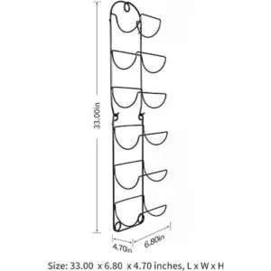 SODUKU Toallero de pared para baño anaquel para toallas_7
