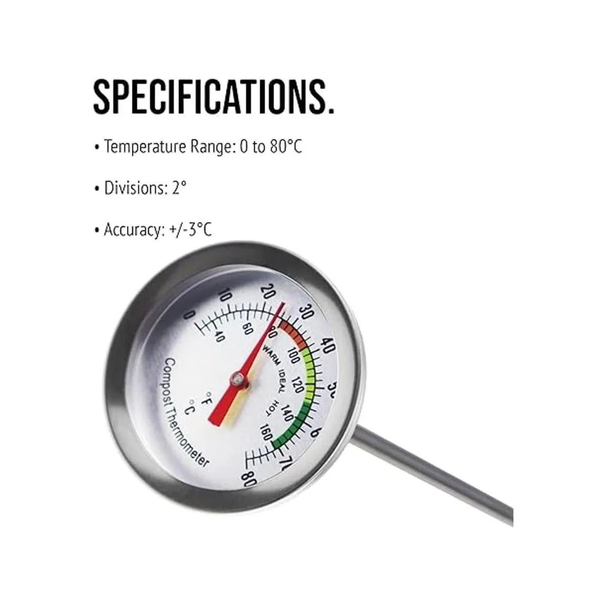 Termómetro de compost con esfera de acero inoxidable_7