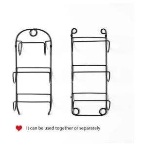 SODUKU Toallero de pared para baño anaquel para toallas_5