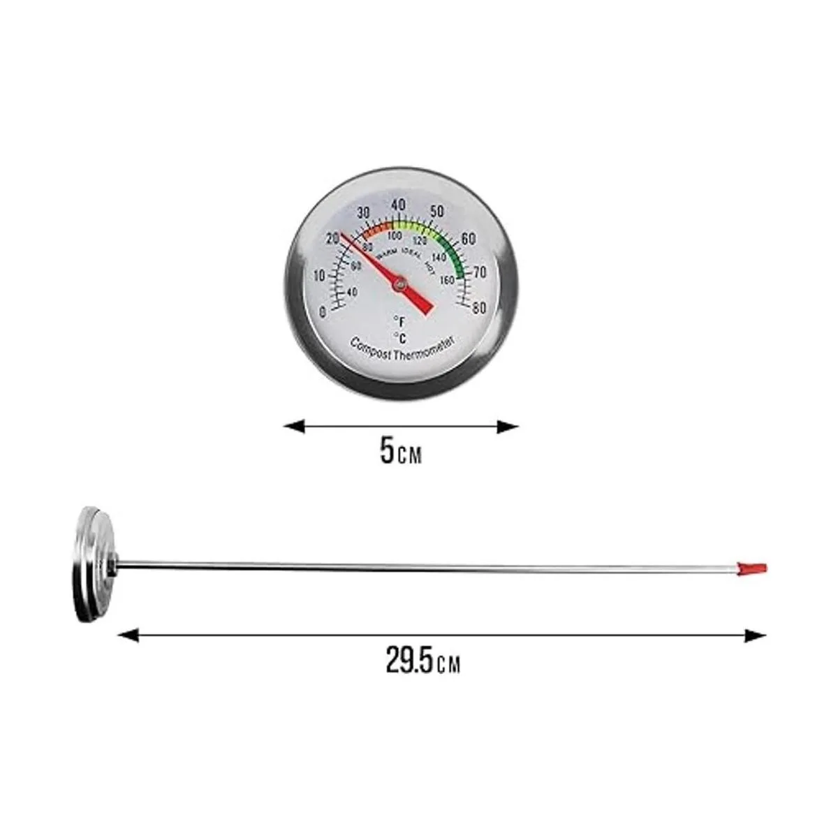 Termómetro de compost con esfera de acero inoxidable_3