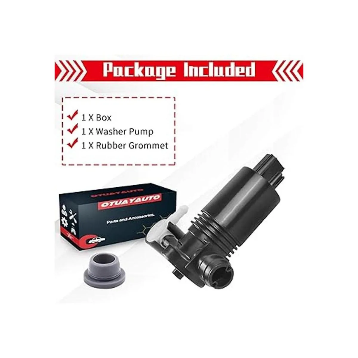 OTUAYAUTO 8A6117K624AA Bomba de limpiaparabrisas de_4