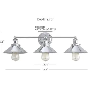 Jonathan Y Lámpara de pared de metal para dormitorio_6