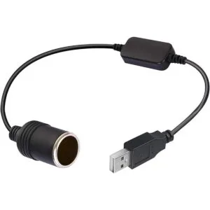 OUOU USB A macho a 12 V encendedor de cigarrillos hembra_1