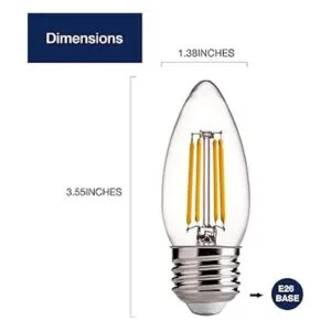 FLSNT B11 Bombillas LED de base E26 equivalente a 60 W_3
