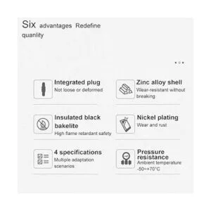 DIYhz GX16 Adaptador de conector de aviación de metal_5